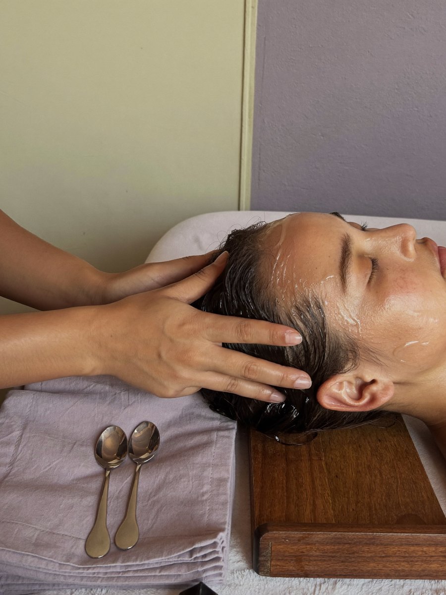 Scalp + face ritual